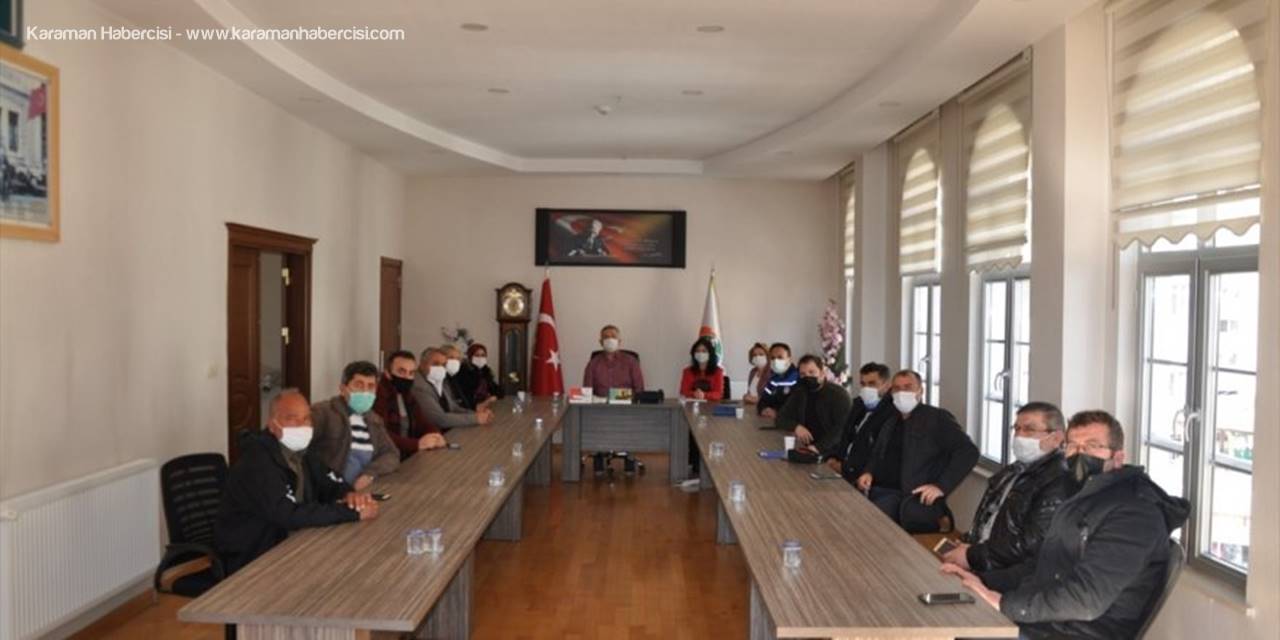 Ermenek Belediye Başkanı Zorlu, Muhtarlarla Bir Araya Geldi