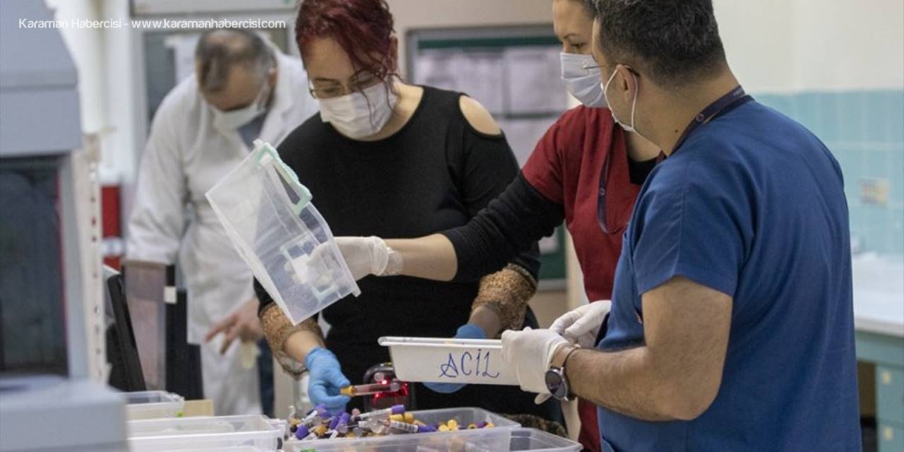 Kovid-19 Laboratuvarında Virüsün Tespiti İçin Zamanla Yarışıyorlar