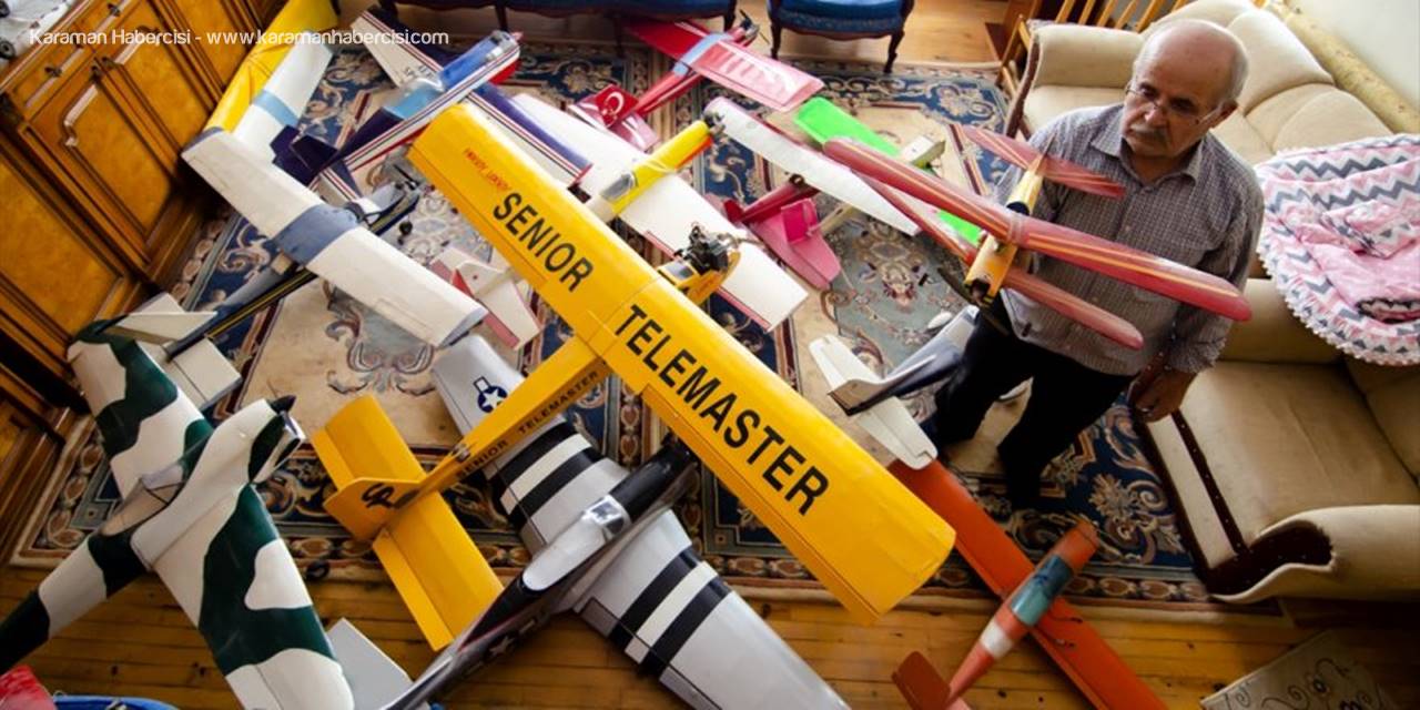 Model Uçak Tutkusu Nedeniyle Evinin Bir Odasını Atölyeye Dönüştürdü