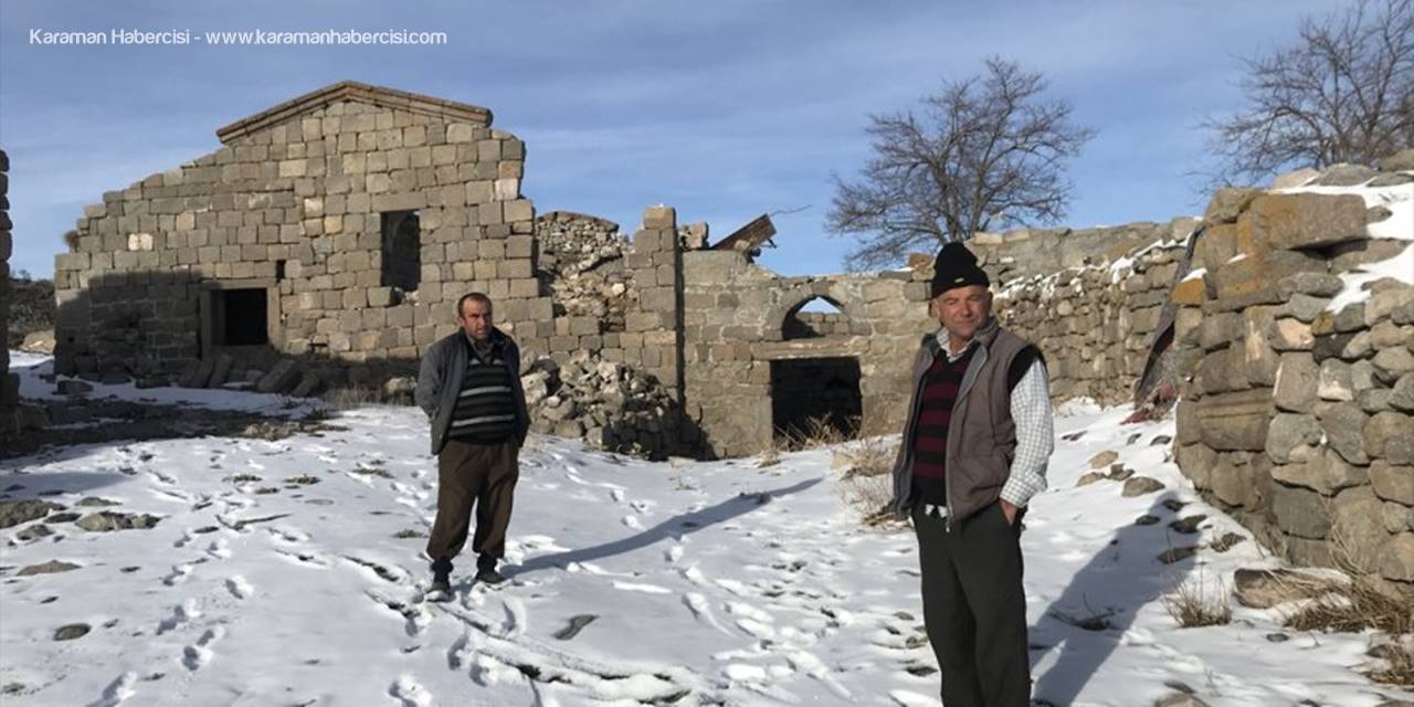 Karaman'daki Değle Ören Yerinin Gönüllü Bekçileri Nöbetleşe Görev Yapıyor