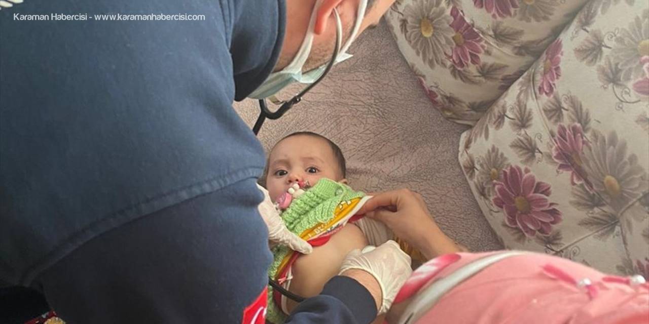 Aksaray'da Nefes Borusuna Havuç Kaçan Aysima Bebek, Telefonla Aldığı Yardımla Kurtarıldı