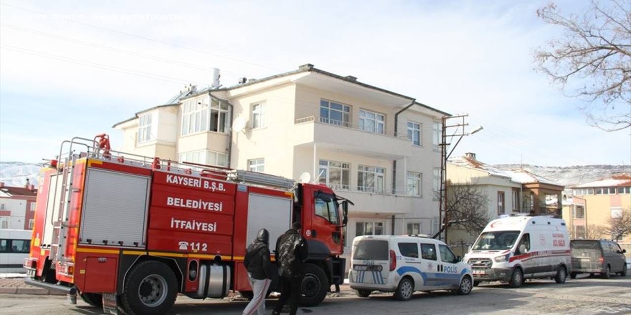 Kayseri'de Bir Kadın Karbonmonoksit Gazından Zehirlendi
