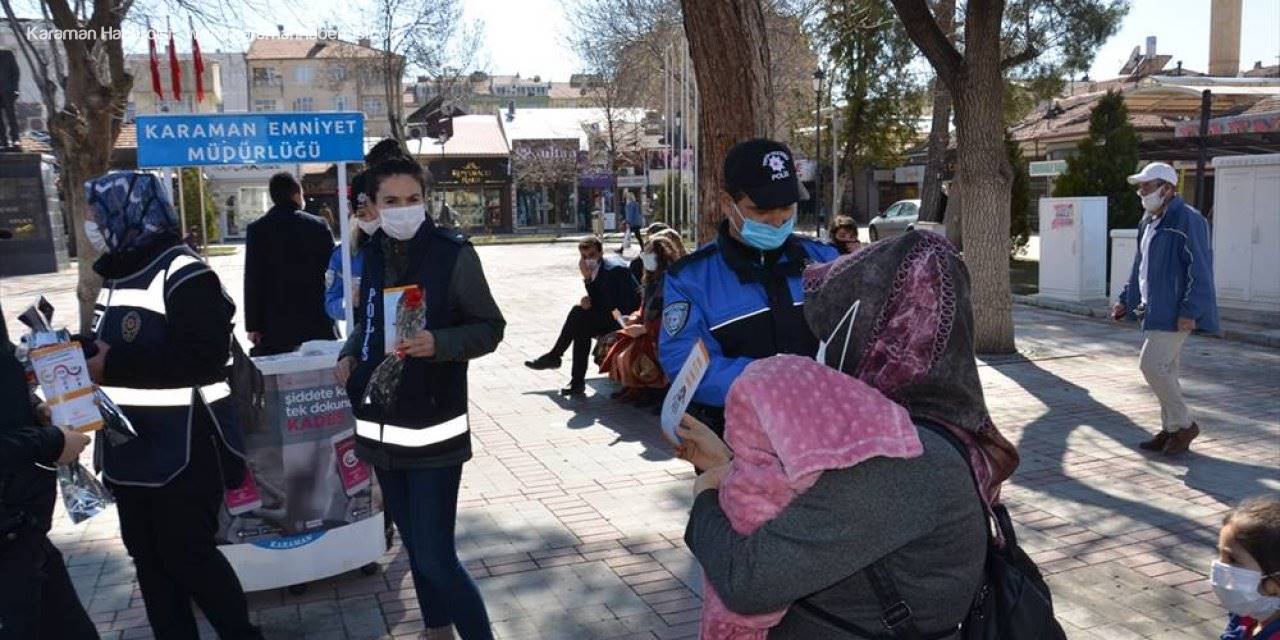 Karaman Emniyetinden Kadınlara Sürpriz