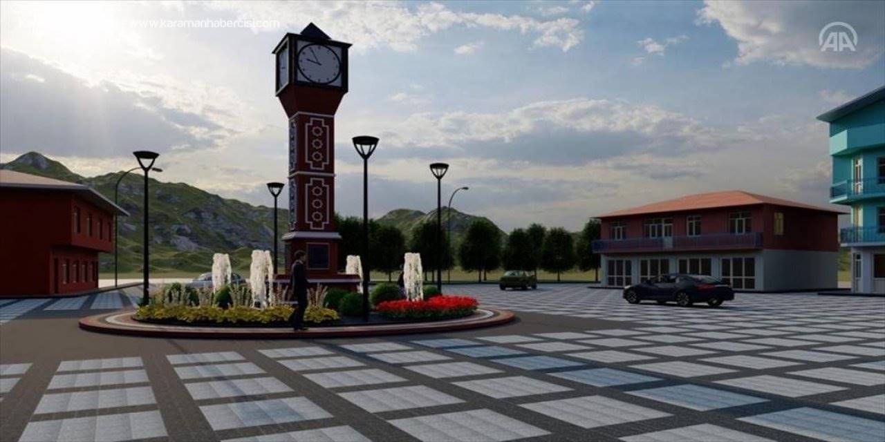 Yalıyühük'te Cumhuriyet Meydanı Çevre Düzenlemesi Çalışmaları