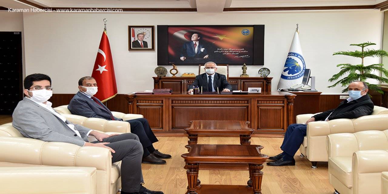 OSB Yönetiminden Rektör Namık Ak'a Hayırlı Olsun Ziyareti