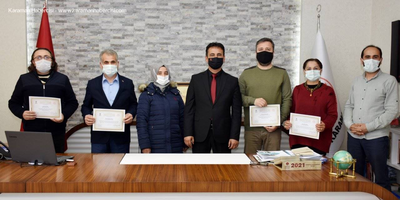 Anadolu Mektebi Öğretmenlerine Teşekkür Belgesi