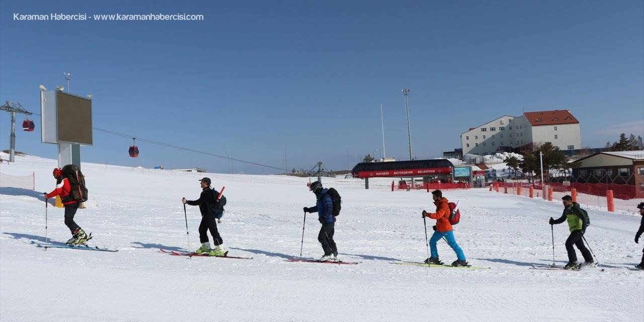 Erciyes'te Geleneksel Dağ Kayağı Ve Zirve Tırmanışı Yapıldı