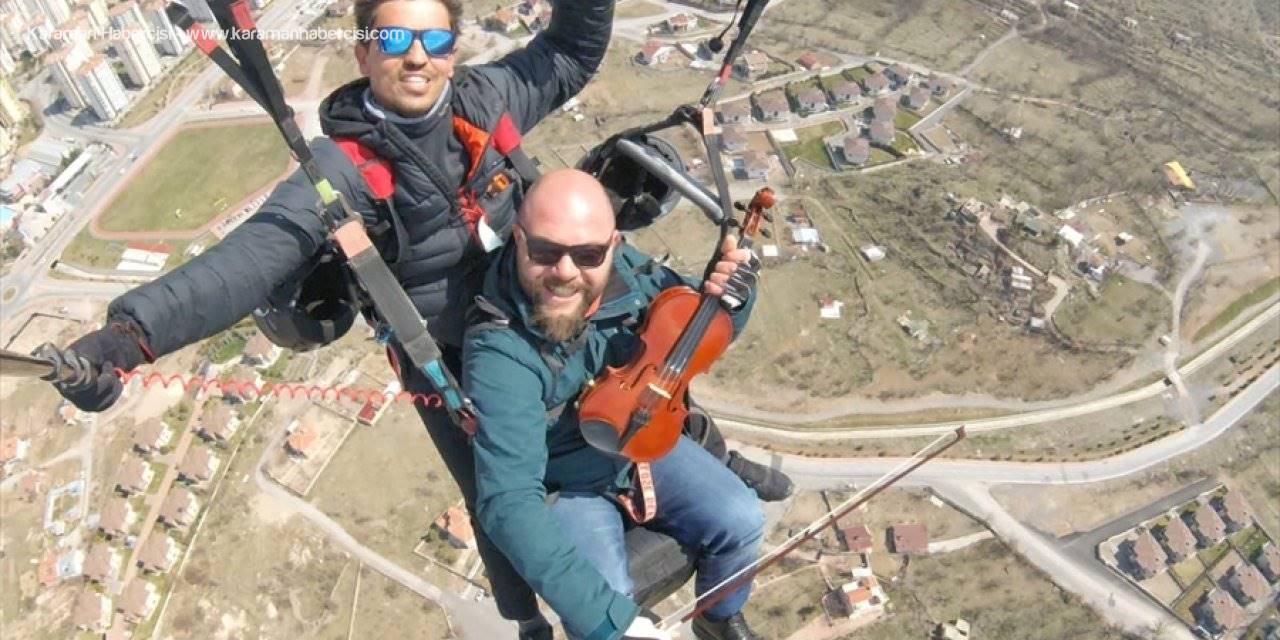 Müzik Öğretmeni Tandemle Uçma Hayalini Keman Resitali İle Süsledi