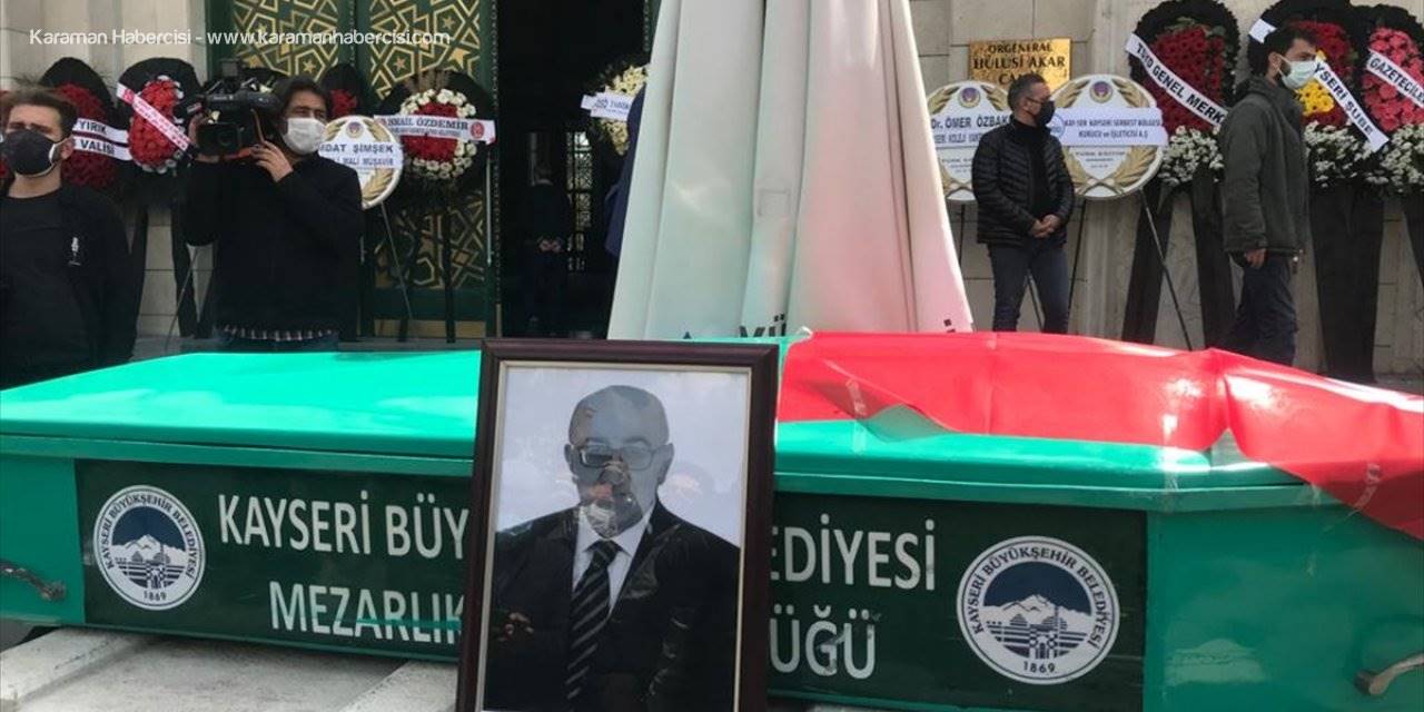 Kayseri Gazeteciler Cemiyeti Başkanı Veli Altınkaya Son Yolculuğuna Uğurlandı