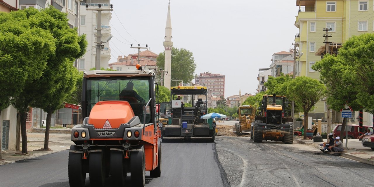 Karaman'da Asfaltlama Çalışmaları