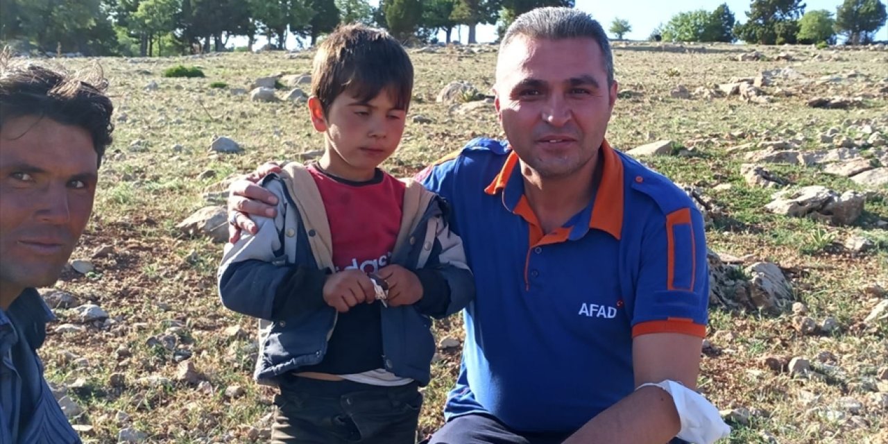 Konya'da Dağlık Alanda Kaybolan Çocuk Bulundu