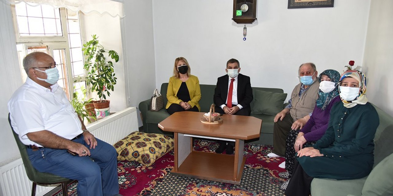 Karaman’da Şehit Ailelerine Ziyaret