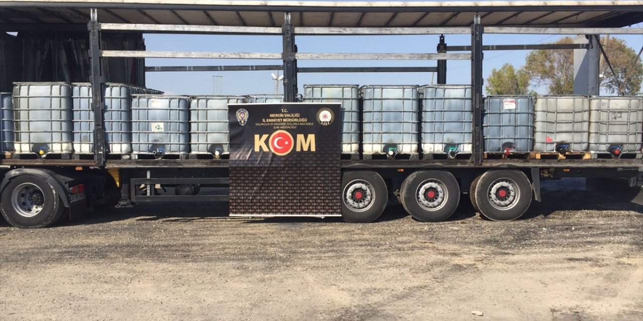 Mersin'de 24 Bin Litre Gümrük Kaçağı Motorin İle 11 Milyon Makaron Ele Geçirildi