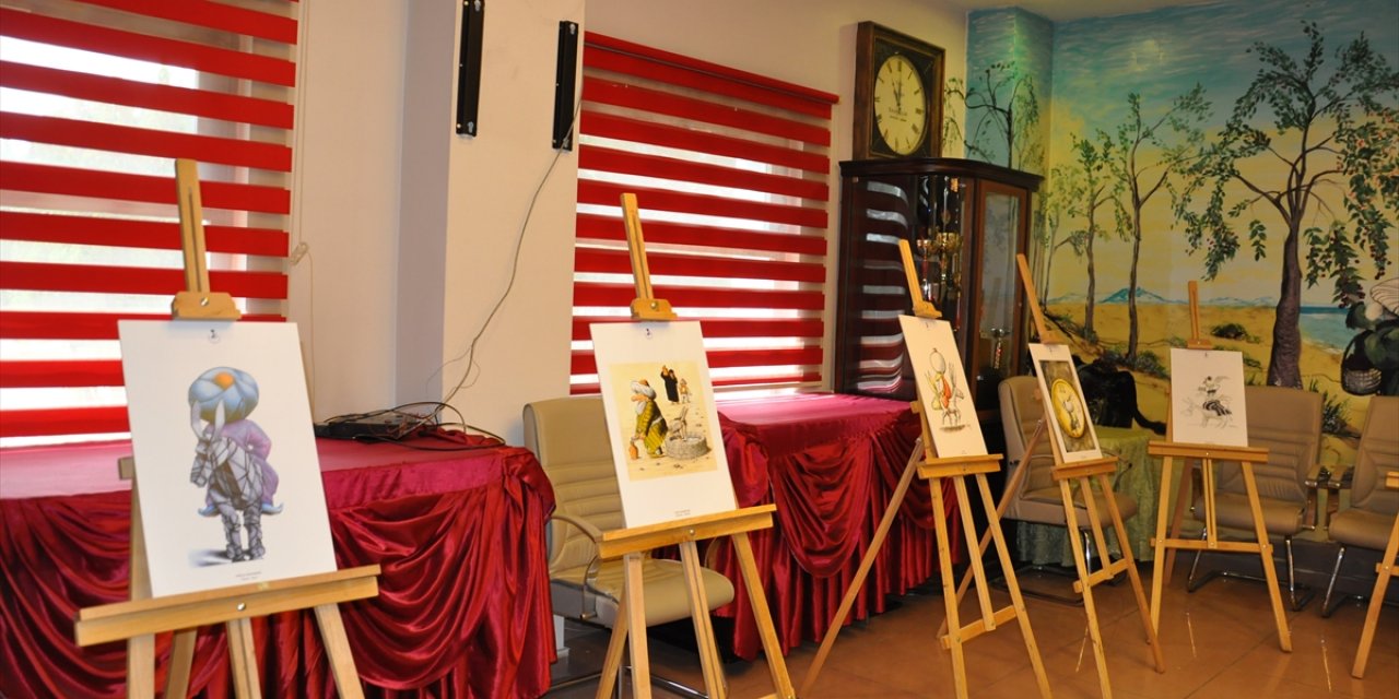 75 Ülkeden 750 Karikatürist Nasreddin Hoca'yı Çizdi