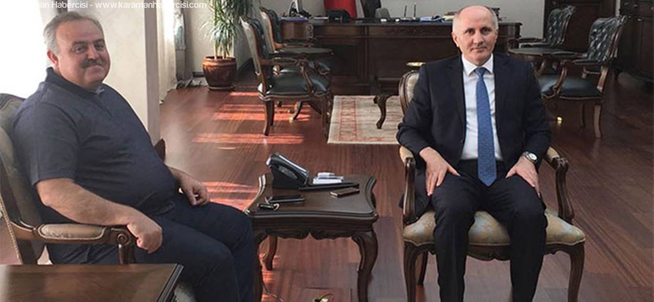 Milletvekili Şeker, Karaman Valisi Fahri Meral'i Ziyaret Etti