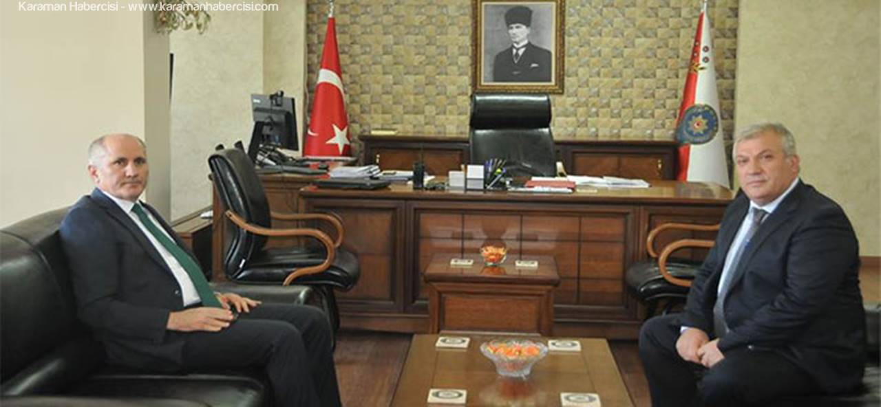 Karaman Valisi Fahri Meral,Emniyet Mensuplarına Başarılar Diledi