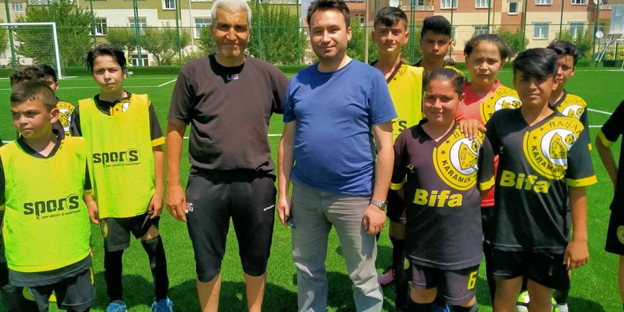 Karaman'da Bifa Başak Spor Yaz Futbol Okulu Başladı