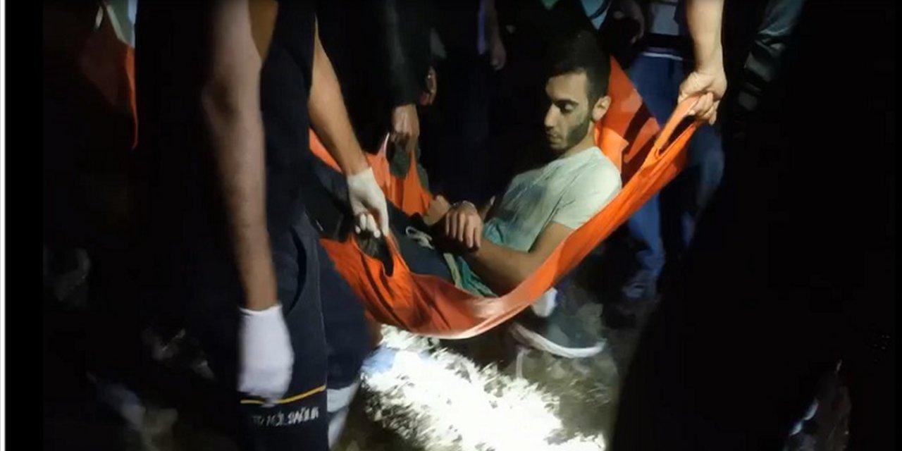 Eskişehir'de Bataklıkta Mahsur Kalan Kişi Kurtarıldı
