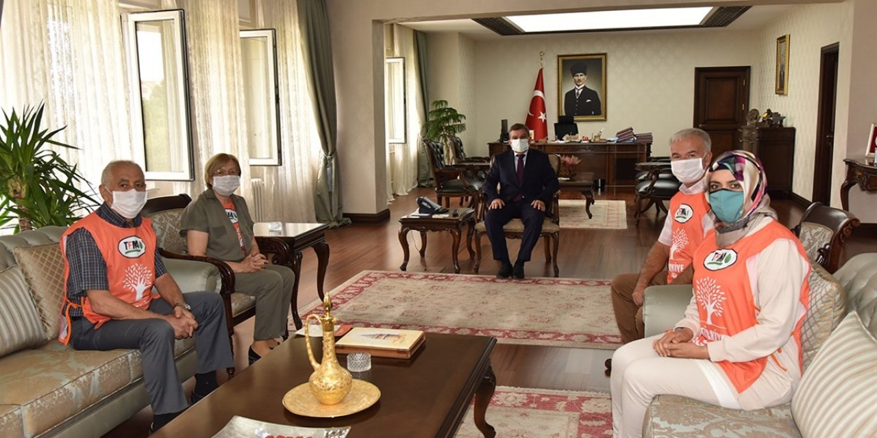 Karaman Tema Vakfından Vali Işık’a Teşekkür Mektubu