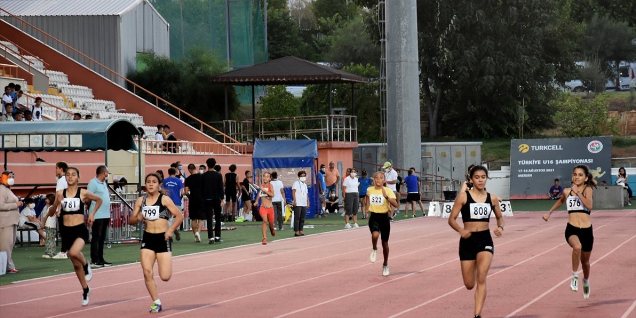 Atletizmde 16 Yaş Altı Türkiye Şampiyonası Ve 18 Yaş Altı Olimpik Deneme Yarışması Mersin'de Başladı