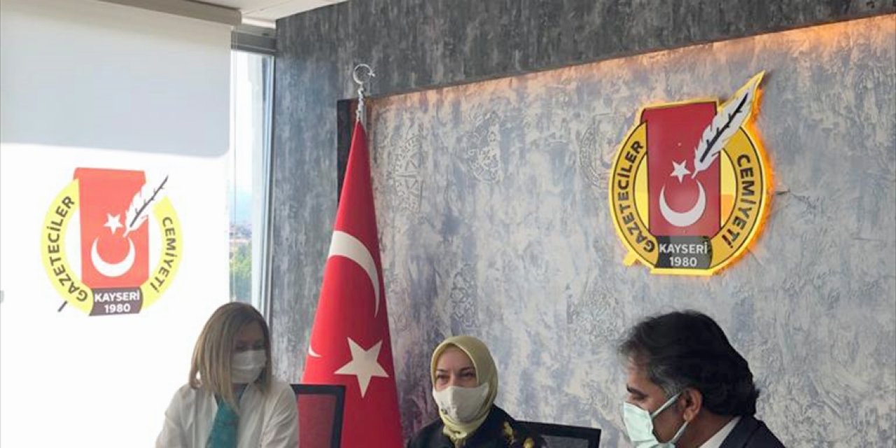 AK Parti Kayseri Milletvekili Hülya Nergis, Kayseri Gazeteciler Cemiyeti'ni Ziyaret Etti