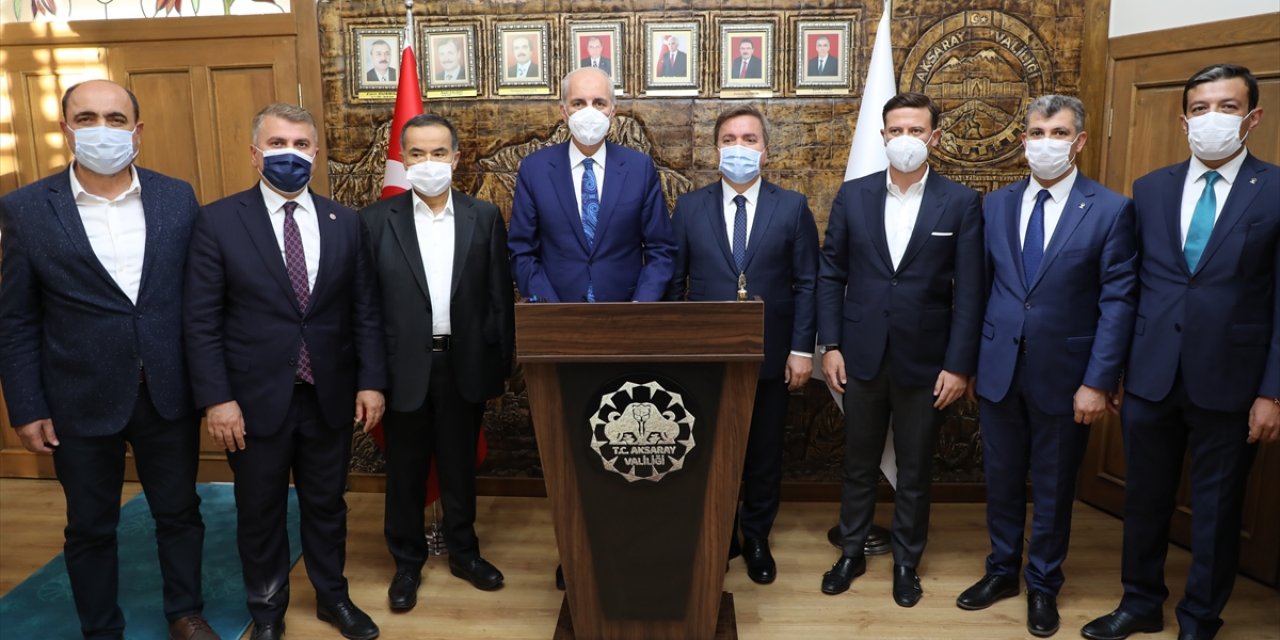 Ak Parti Genel Başkanvekili Kurtulmuş, Aksaray'da "Aşı" Çağrısı Yaptı