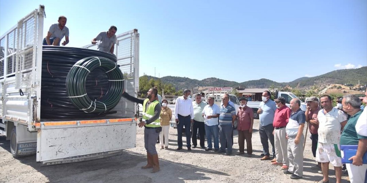 Anamur Belediyesinden Orman Yangınında Zarar Gören Üreticilere Destek
