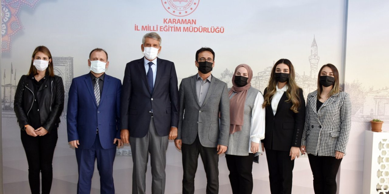 Karaman'da Çalışmalarına Başlayan YEDAM Ekibinden Çalışkan'a Ziyaret