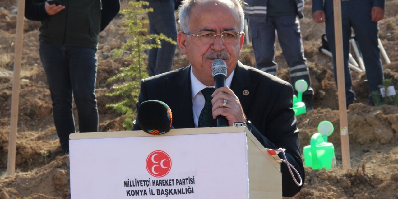 MHP Genel Başkan Yardımcısı Kalaycı, Konya'da Fidan Dikme Programında Konuştu