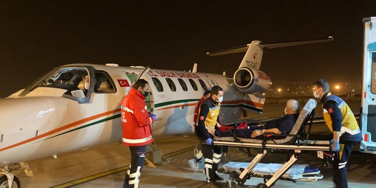 Ambulans Uçak Nefes Alamayan Vatandaş İçin Havalandı