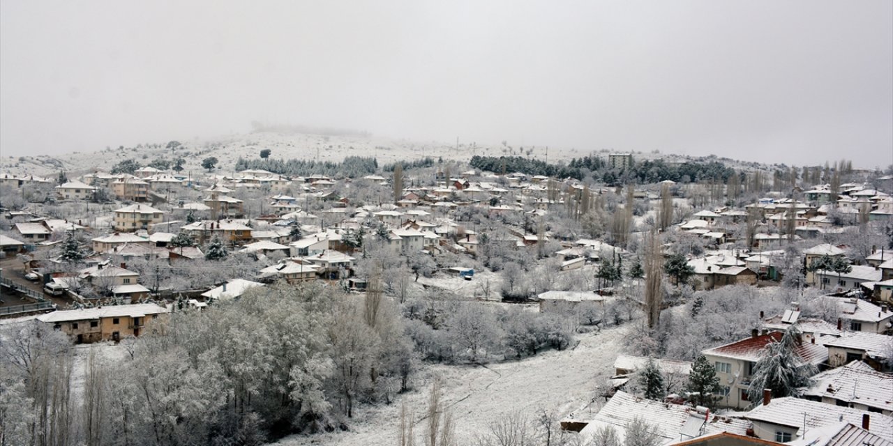 Eskişehir'de Yılın İlk Karı Yağdı