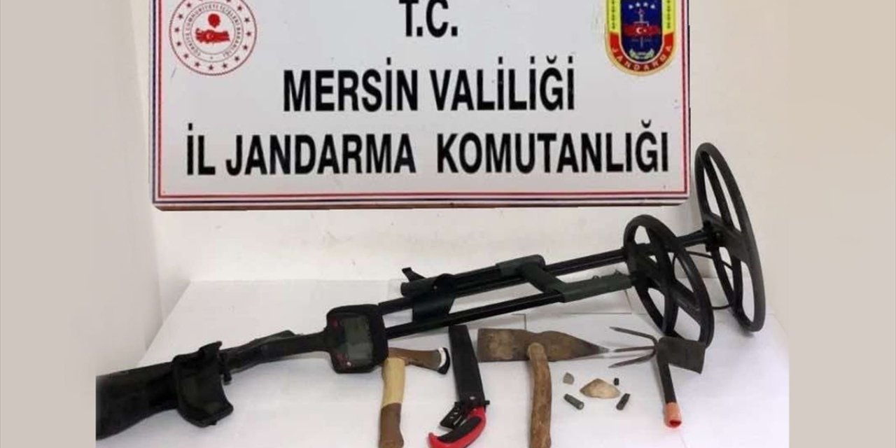 Mersin'de Kaçak Kazı Yapan 2 Kişi Yakalandı
