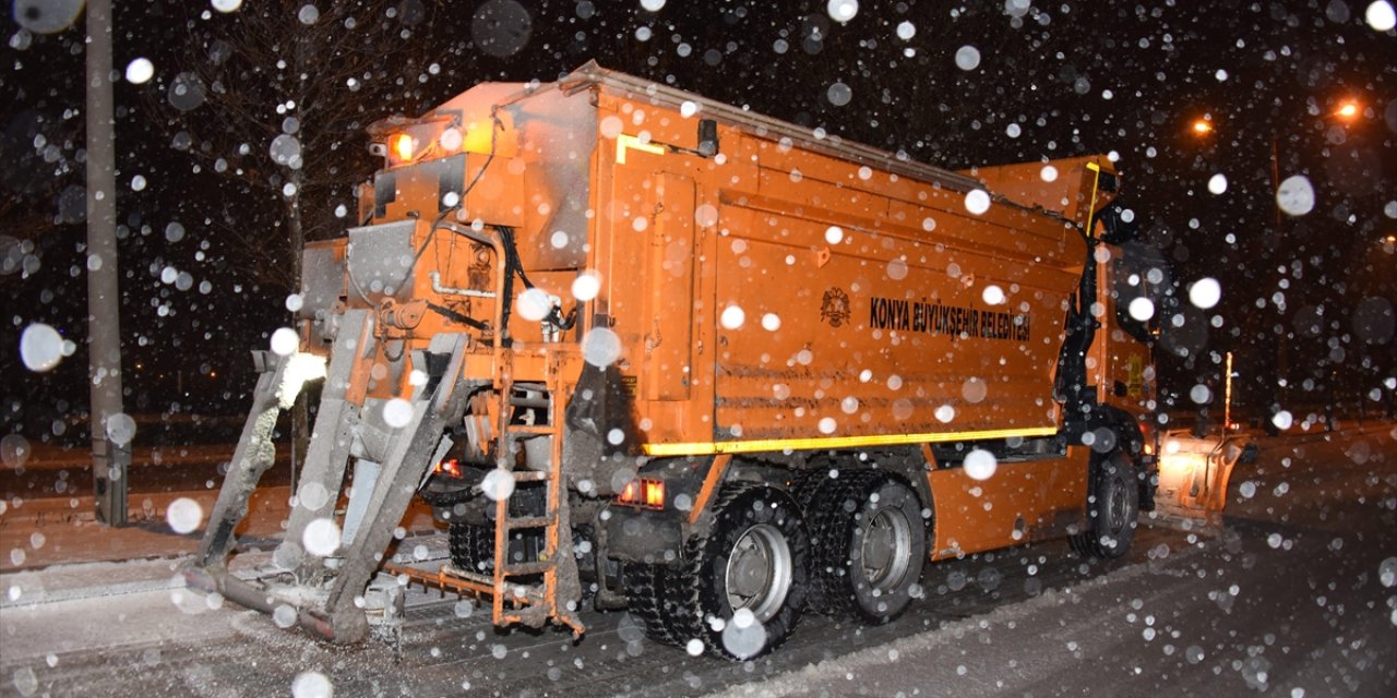 Konya Büyükşehir'de Kar Mesaisi Hazırlığı