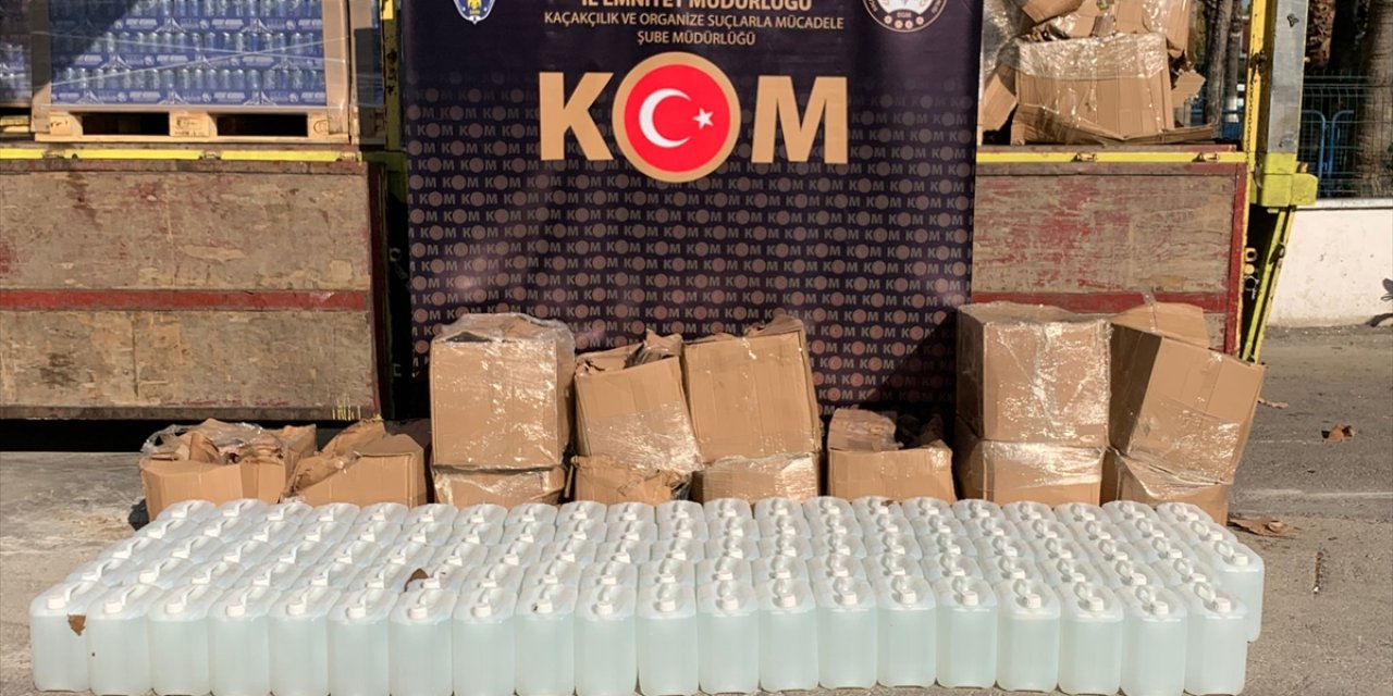 Mersin'de 1,5 Ayda 5 Bin 379 Litre Etil Alkol Ele Geçirildi