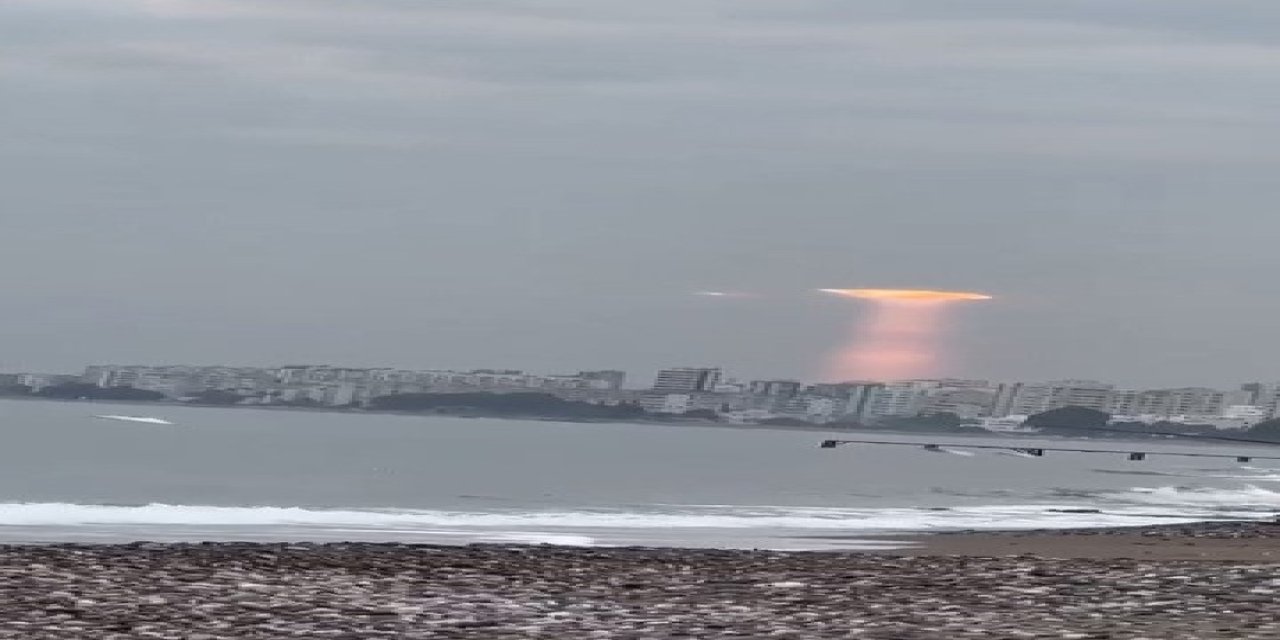 Mersin Semalarında Esrarengiz Yansıma