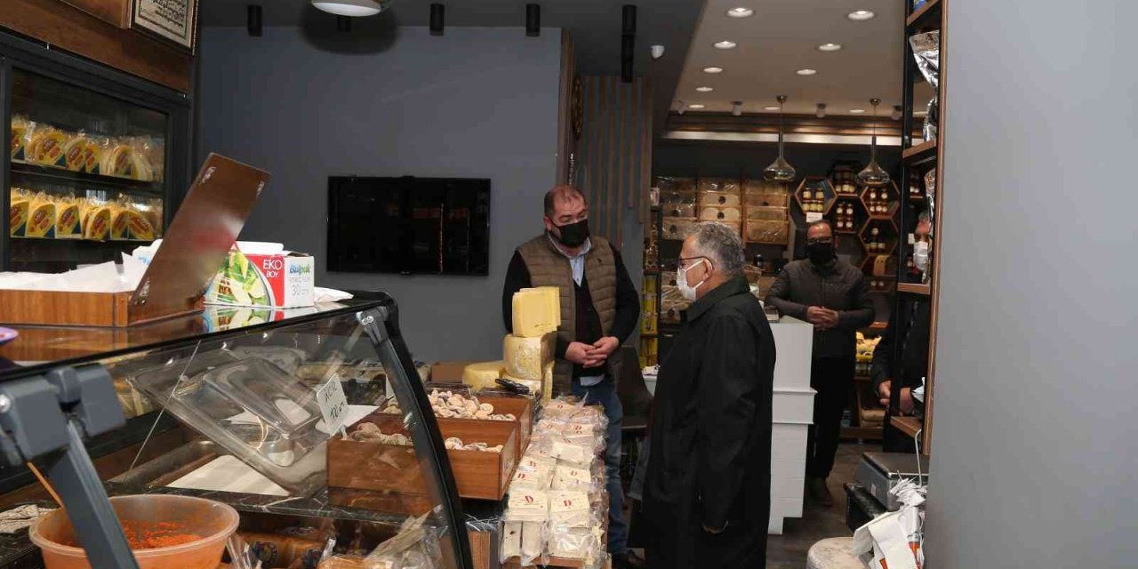 Başkan Büyükkılıç’tan Esnaf Ziyaretleri