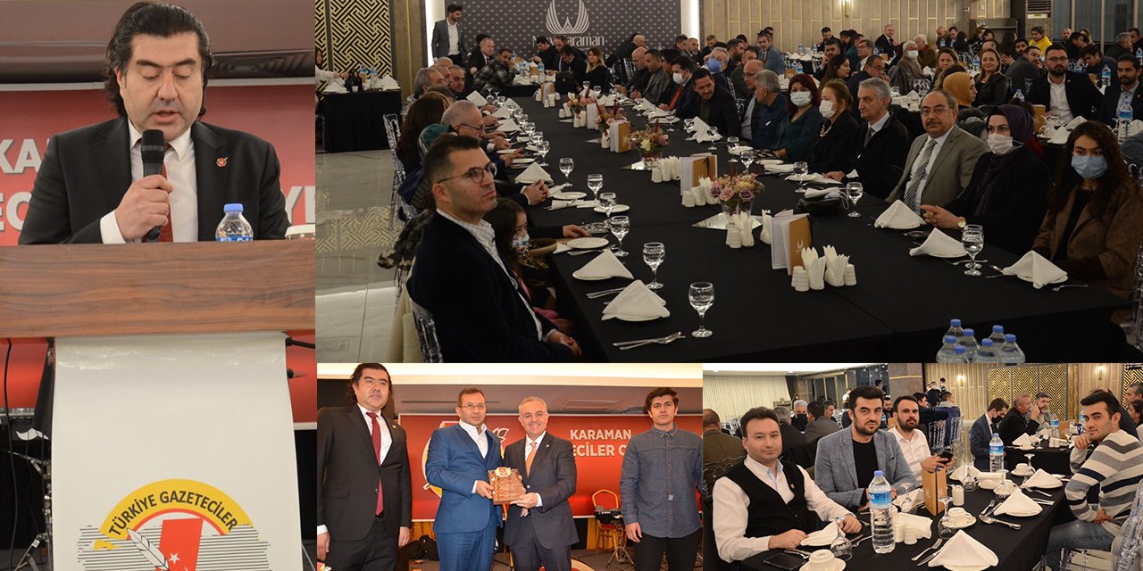 Karaman'da Gazetecilerin Gecesi