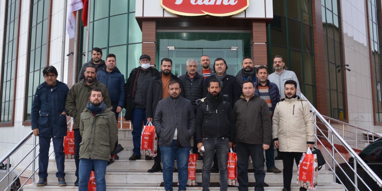 Palmiye Bisküvi Basın Mensuplarını Ağırladı