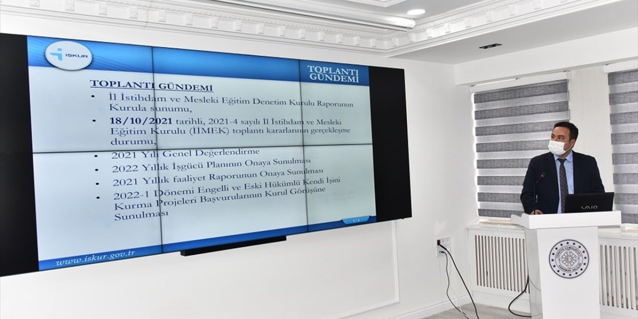 Karaman İl İstihdam Ve Mesleki Eğitim Kurulu Toplantısı