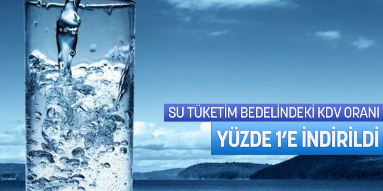Karaman’da Su Tüketiminde Kdv Oranı Yüzde 8’den 1’e İndirildi