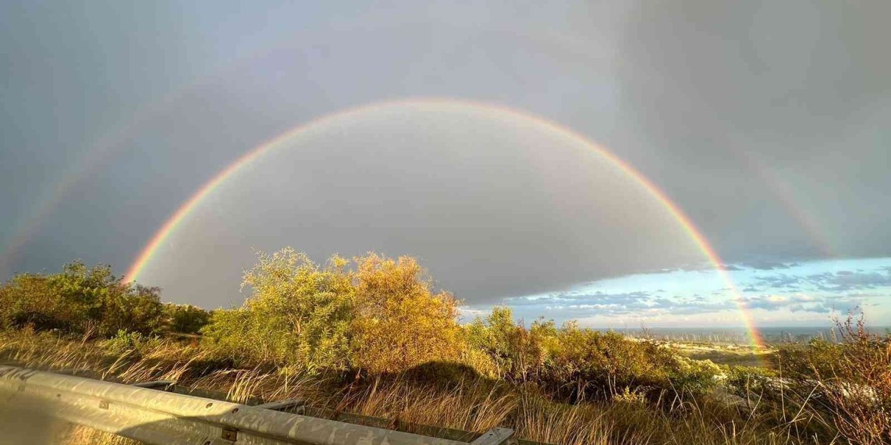 Mersin’de Çifte Gökkuşağı