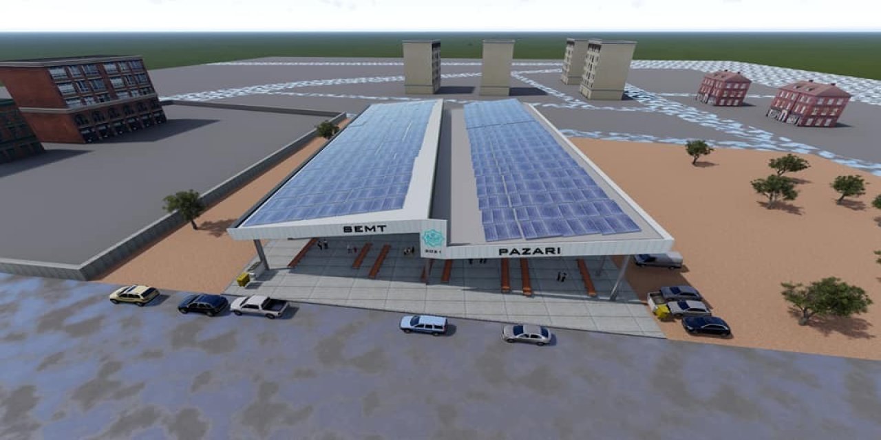 Aksaray'da Cuma Pazarı Yenileniyor