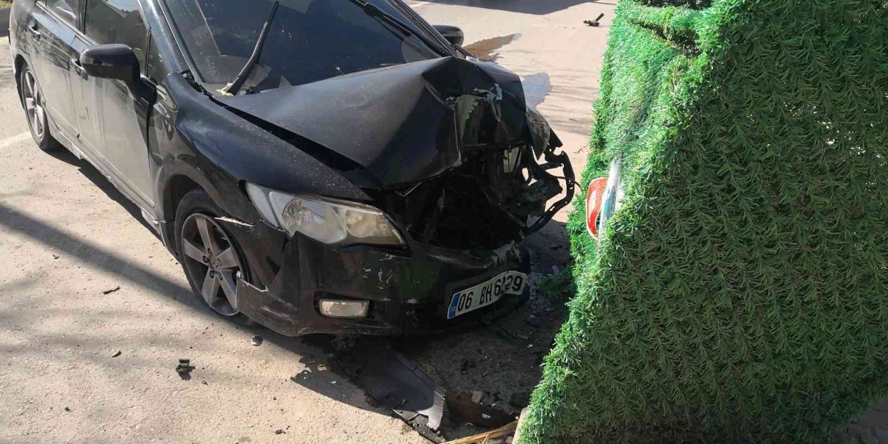 Aksaray'da Trafik Kazası Ucuz Atlatıldı