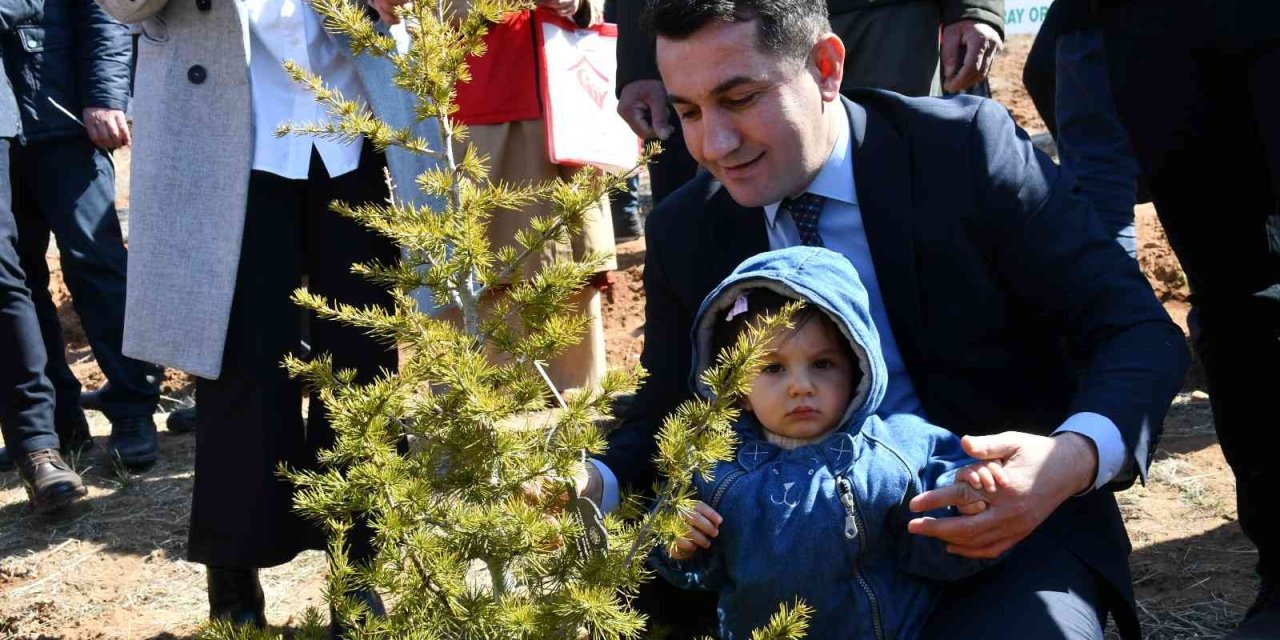 Aksaray’da Şehit Ve Gaziler İçin Fidan Dikildi