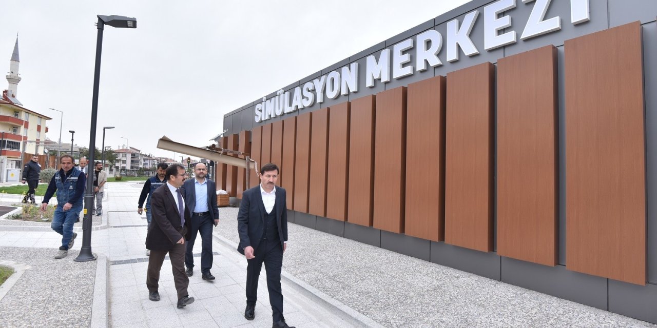 Karatay Trafik Eğitim Parkı Açılış İçin Gün Sayıyor