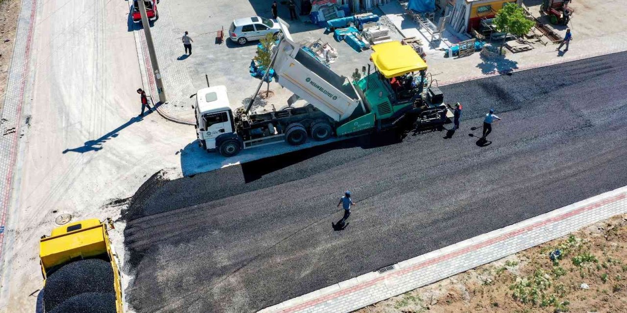 Yeni Meram Sanayi’deki Asfaltlamada İkinci Etap Başladı