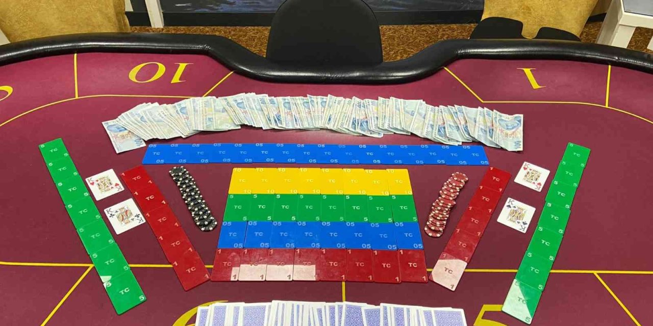Antalya’da İki Milyon 20 Bin Tl’lik Kumar Operasyonu