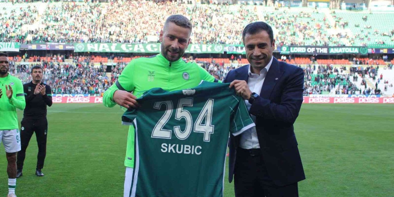 Skubic, Konyaspor Formasıyla 254. Maçında