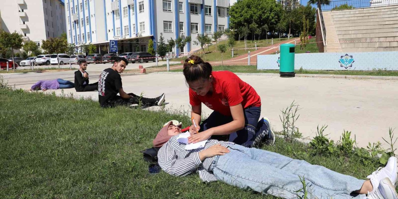 Alkü’de Gerçeği Aratmayan Tatbikat