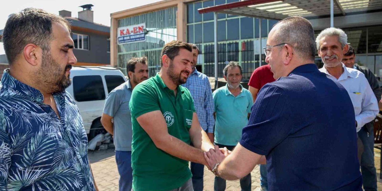 Başkan Kavuş, Çalışan Gençlik Meclisiyle Birlikte Sanayi Esnafıyla Buluştu